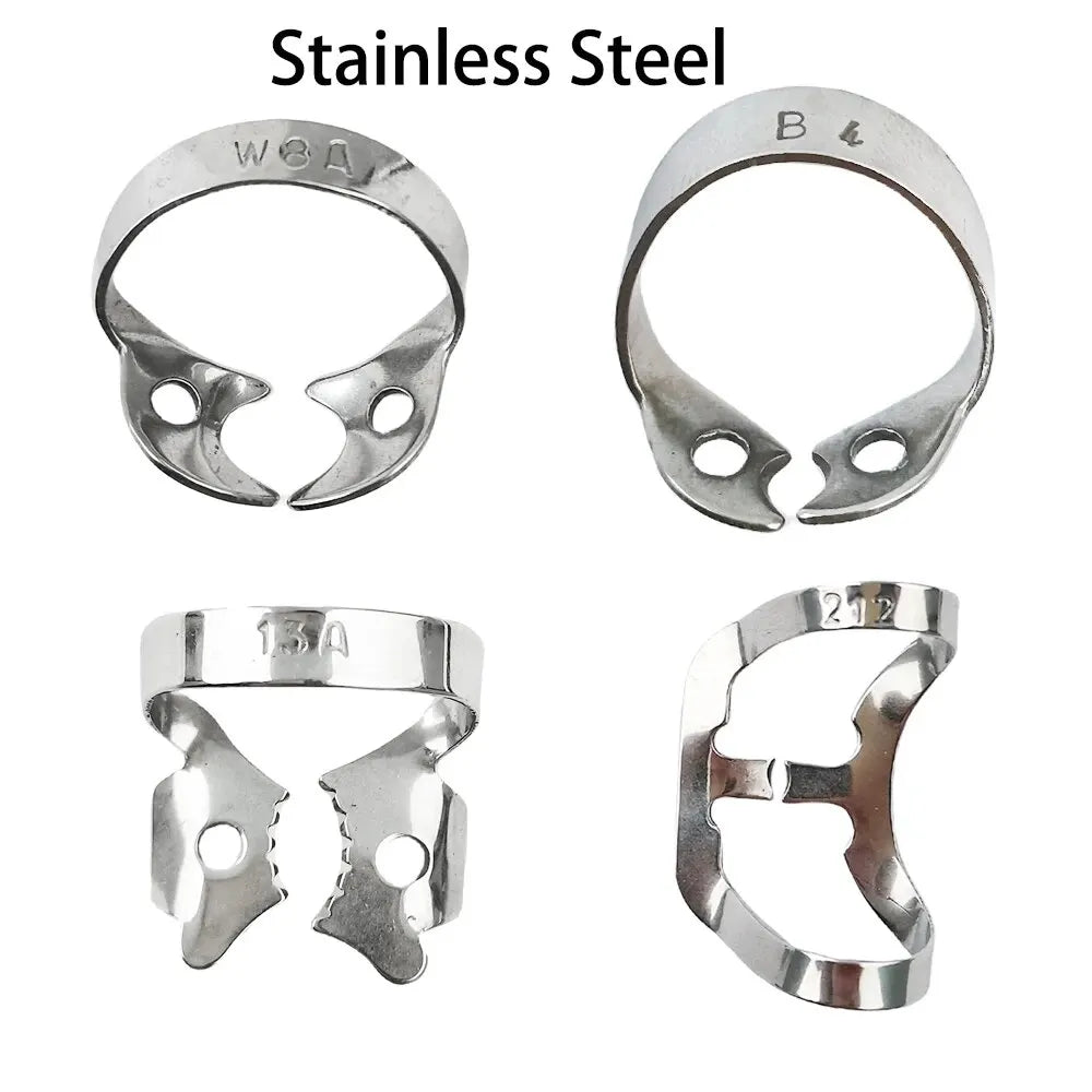1Pc Dental Rubber Dam Clamps Stainless Steel Endodontic Restorative Barrier Clips Dentistry Orthodontic Material 20 Size Dentist