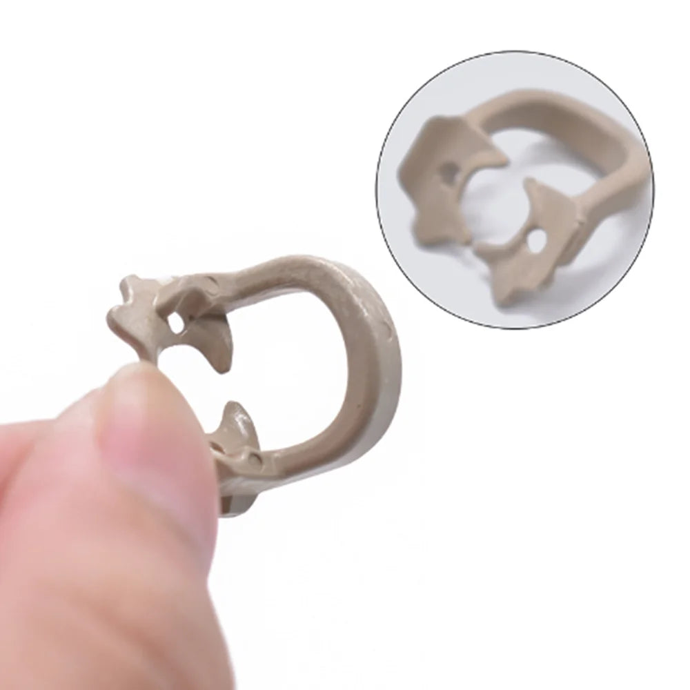 High Quality 4pcs/box Dental Dam Clips Resin Barrier Clamps Rubber Sectional Matrix Band Molar Clips Dental Rubber Dam Clip
