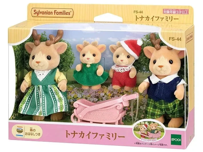 Sylvanian Families Anime Girl Figures Calico critters Furniture Set Pvc Statue Model Doll Collection Ornaments Gifts Toys