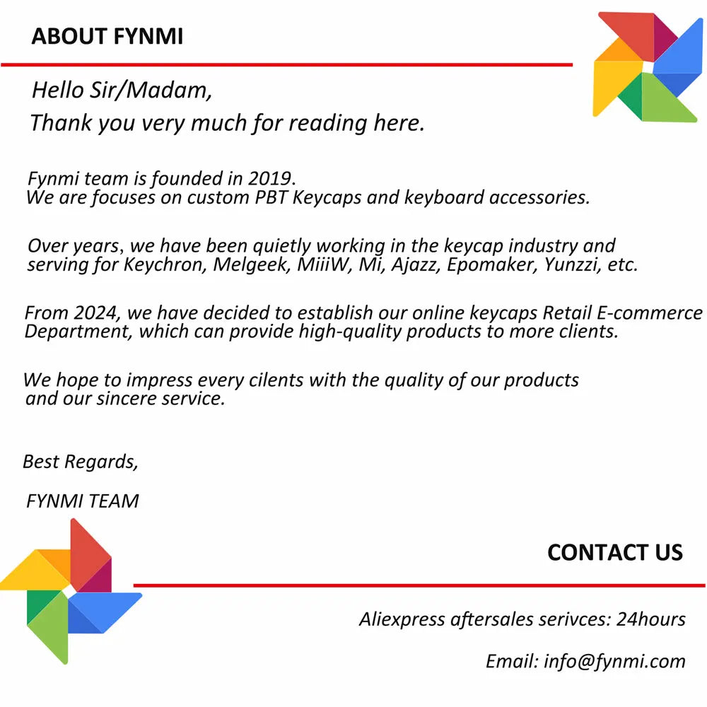 Fynmi Blank Black Low Profile Original PBT keycaps ANSI 61 keys to 116 keys Dye-Sublimation keycaps for Mechanical Keyboard