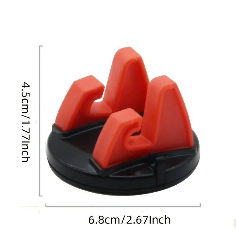 Mini 360 Rotatation Car Phone Holder Stand Anti-Slip Mobile Phone Car Mount Dashboard Bracket Univeral Desktop Mobile Holders