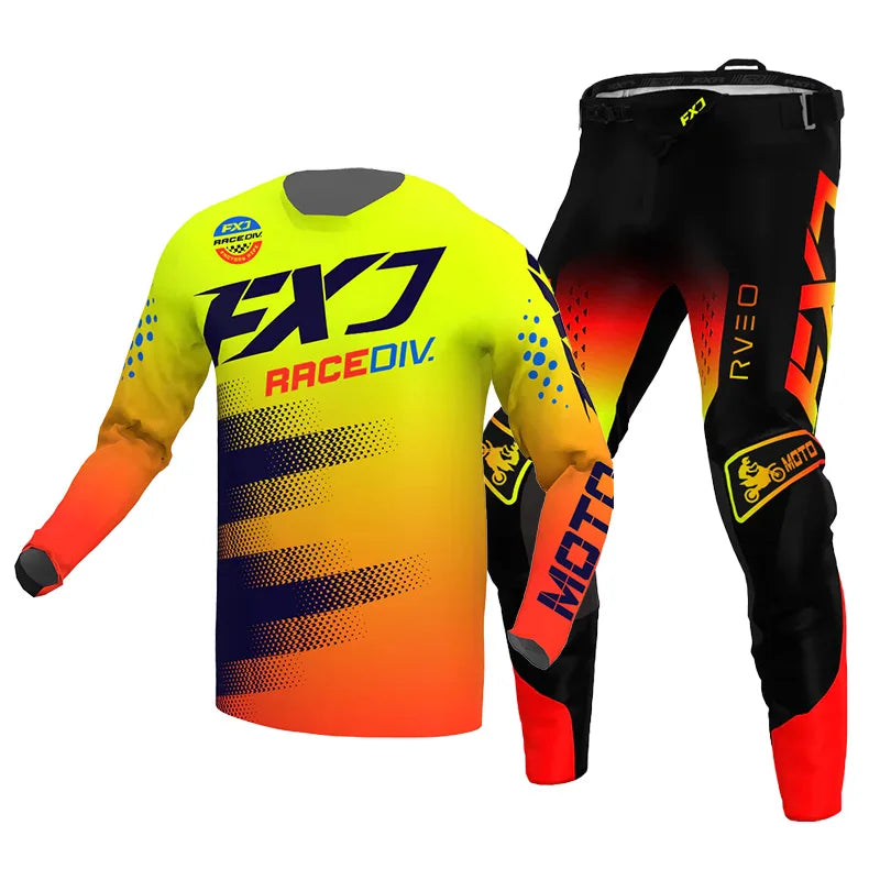 Motocross Jersey Pant white Mens Women pink black Combo racing suit Off-road MX DH ATV gear set Enduro Motorcycle mountain