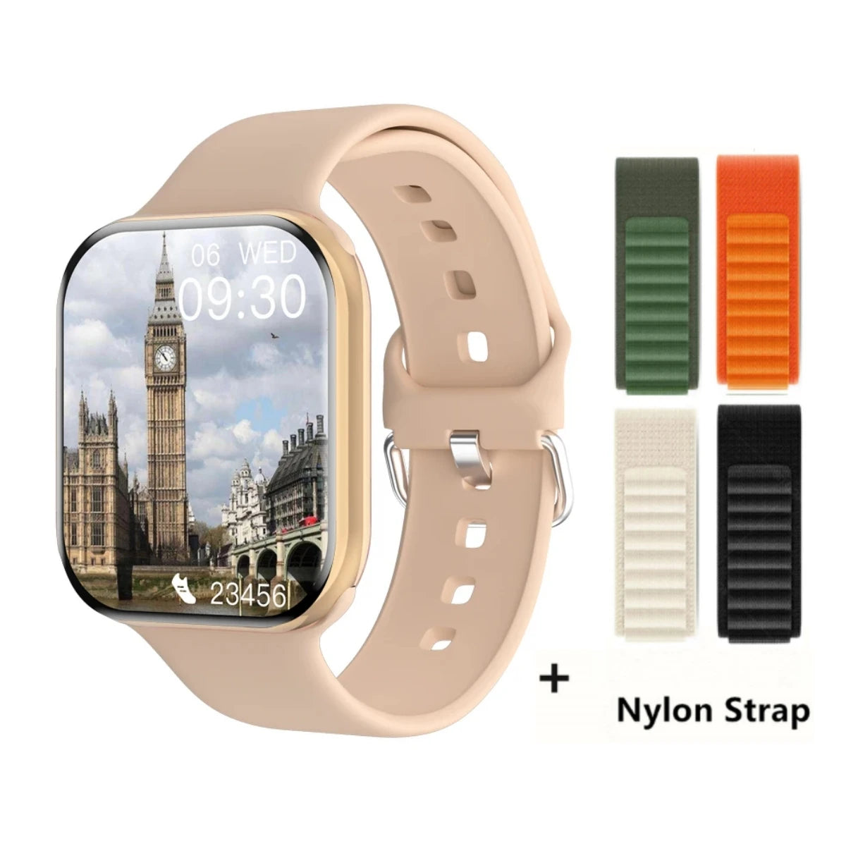 2025 Series 10 Watch 10 GPS Smart Watch Memory Music Video Bluetooth Call Heart Rate Waterproof NFC Smartwatch For Android IOS