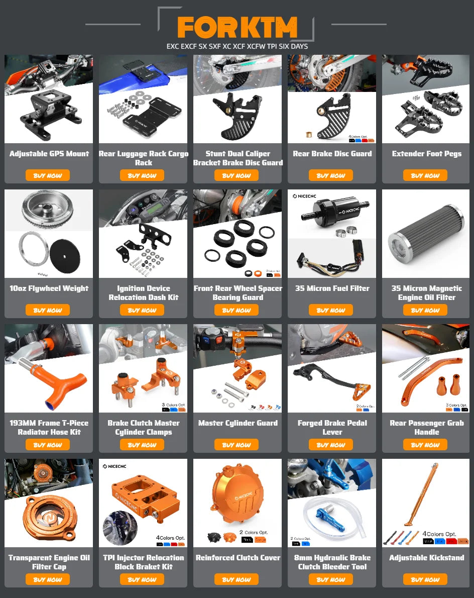 For KTM 2004-2024 EXC 300 EXCF SX SXF XC XCF XCW XCFW TPI 125 250 350 400 450 500 Universal GPS Mount Bracket Mini Fairing Kit