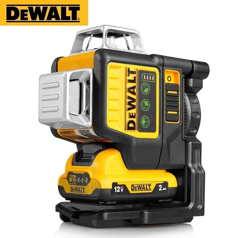 Dewalt DW089LG 3 Sides*360 Degree Vertical 12V Lithium Battery 12 Lines Laser Level Horizontal Green Light Level Meter Outdoor