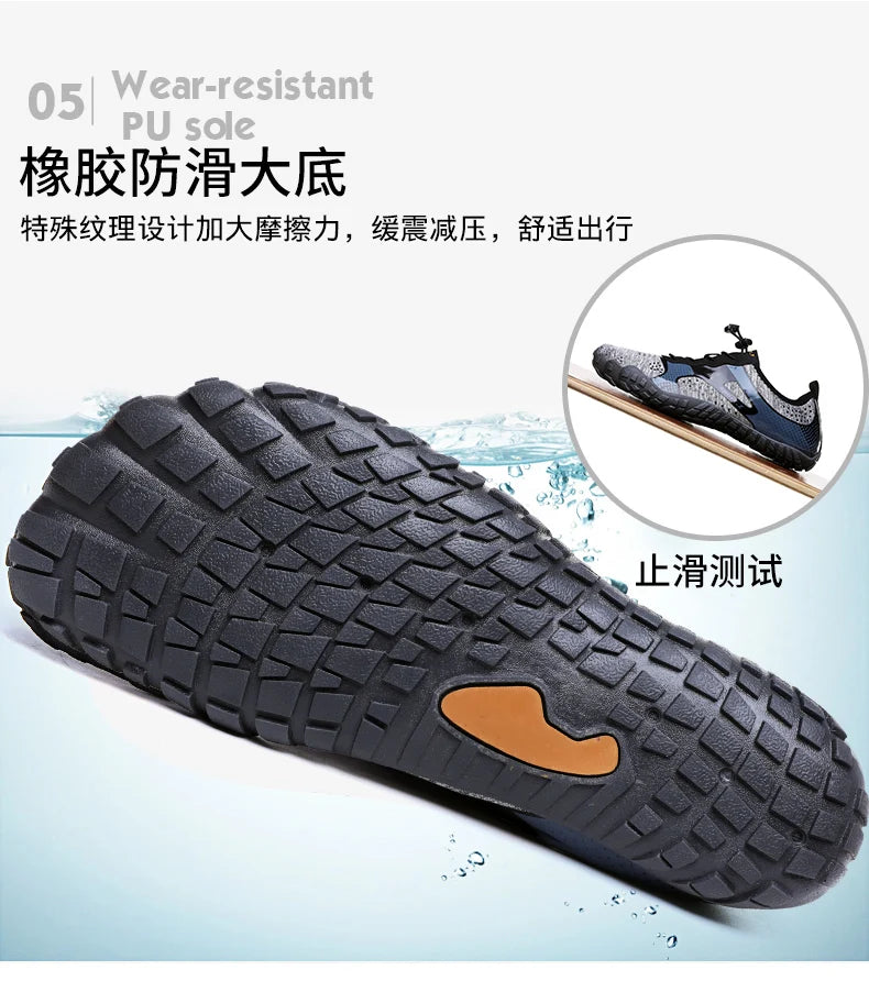 Water Shoes for Women Men Barefoot Shoes Upstream Breathable Beach Shoes Sport Shoe Quick Dry River Sea Aqua Shoes  cycling shoe