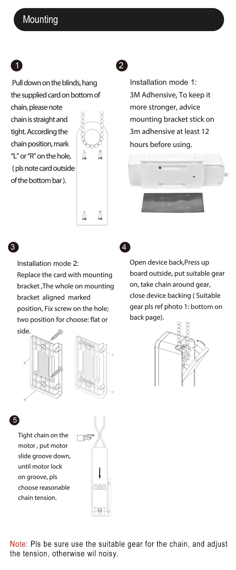 KEMEK Tuya Smart Wifi Blinds Motor Automatic Electric Roller Shade Controller App Control Works with Alexa Google Assistant