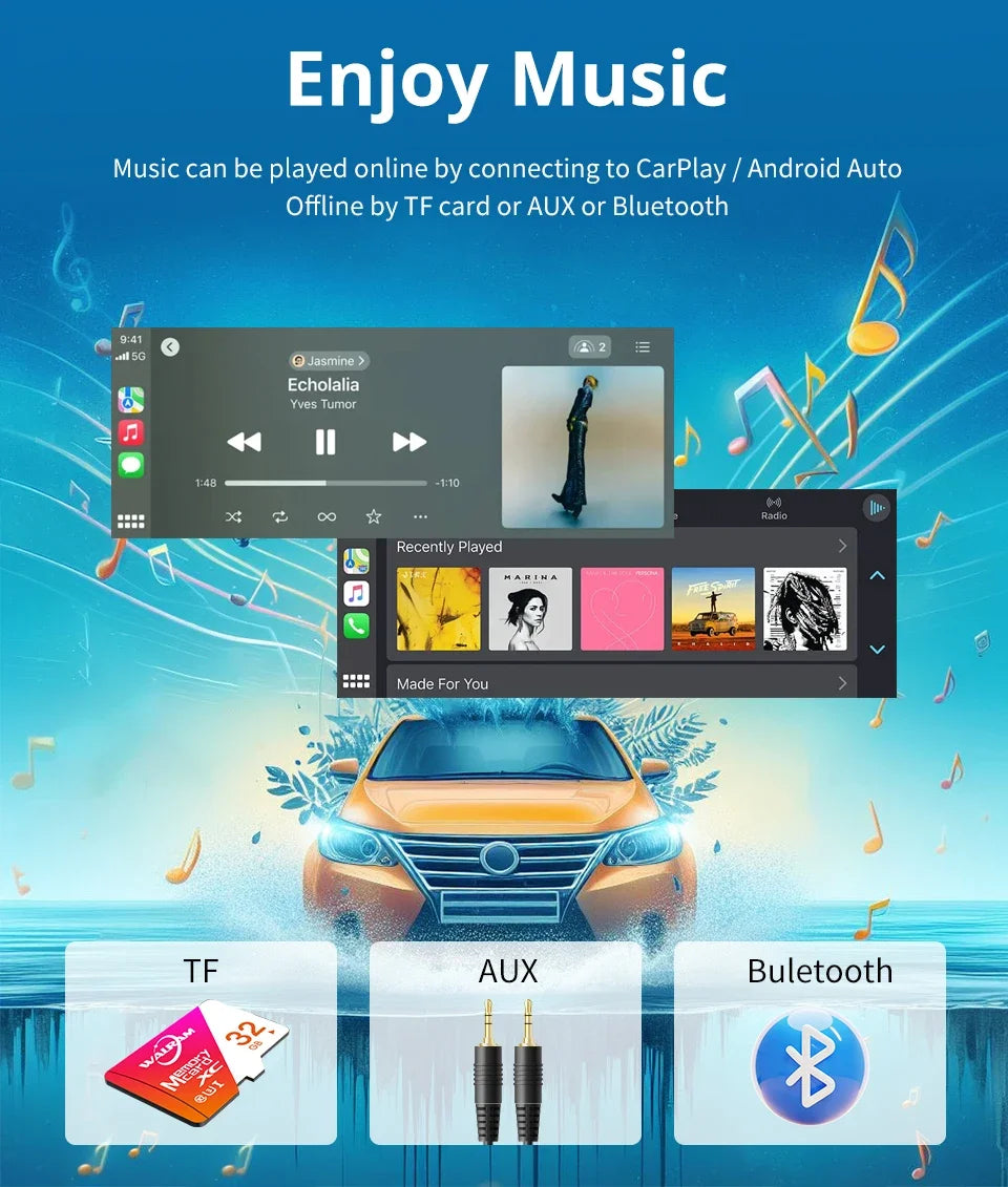 Acodo 11.26 Inch IPS Carplay Android Auto 2in1 Car Radio Multimedia WIFI Video Player  compatible with Apple and Android devices