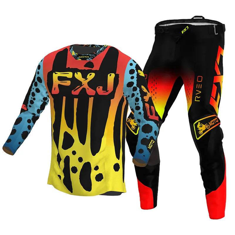 motocross gear set racing suit Off-road MX DH BMX ATV MTB Enduro MOTO Mens Kits Women's mountain Motorcycle Combo Downhill