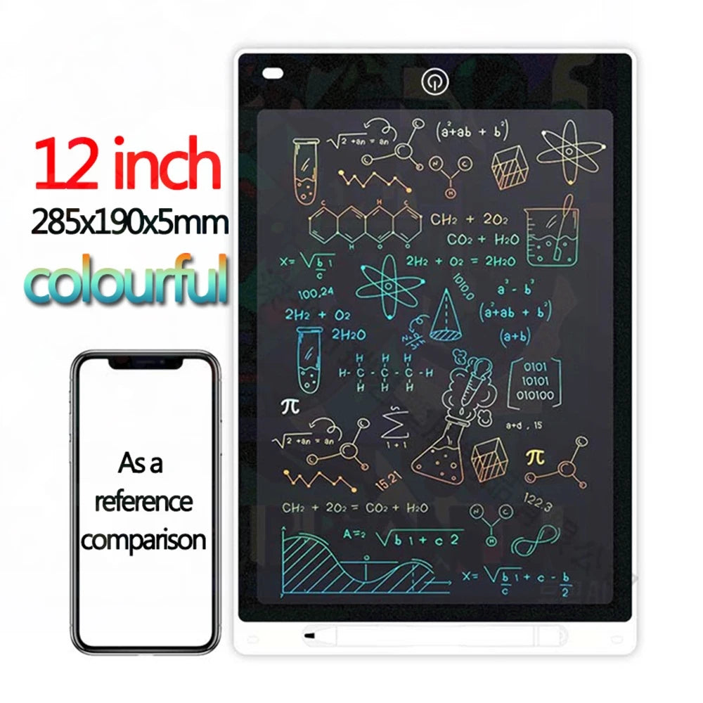 Educational LCD Writing Tablets in 8.5 - inch, 10 - inch, and 12 - inch Sizes: Boost Children's Painting Skills Painting Talents