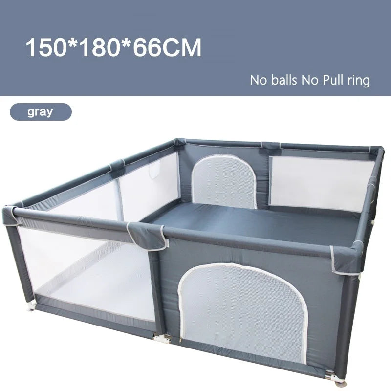 IMBABY Baby Playpen 150x180cm Children's Parks for Babies with Foam Protection Newborn Fence Box Safety Children's Play Playpen