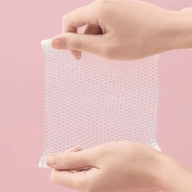 50Pcs Air Cushion Comb Cleaning Net Cover Hair Brush Comb Airbag Pet Combs Net Paper Brush Cleaning Pad Comb Protection Net