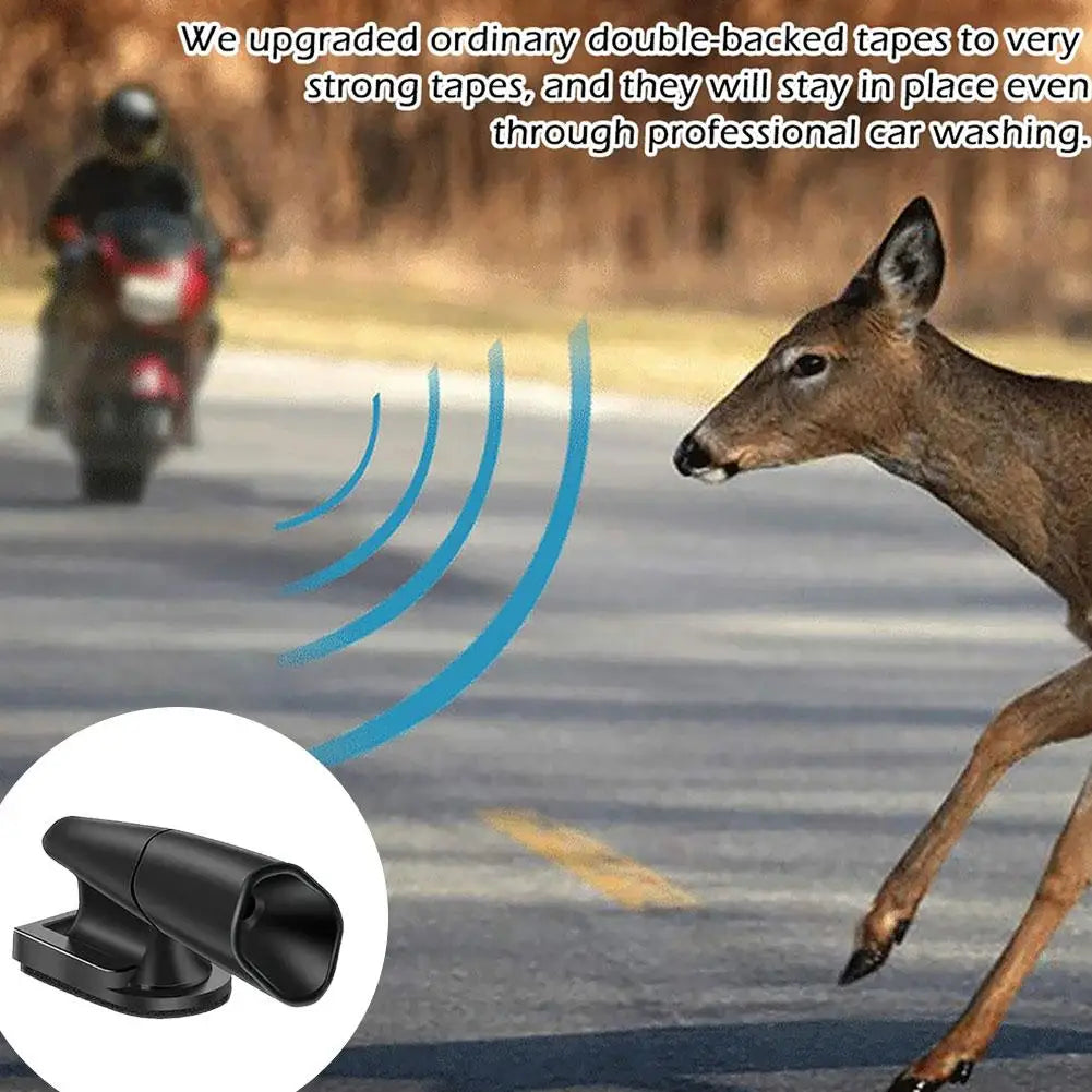 ABS Anti Collision Siren Deer Repeller Ultrasonic Wave Wild Animals Avoid Warnings Suitable For Most Cars Alert Equipment