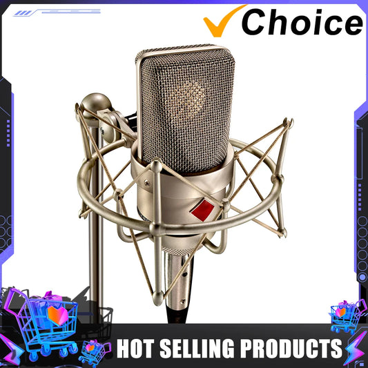 Professional TLM103 TLM 103 Large Diaphragm Super Cardioid Condenser Microphone Recording Live Singing Vocal mic for Sing Record