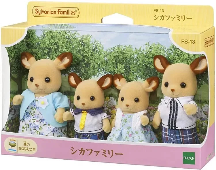 Sylvanian Families Anime Girl Figures Calico critters Furniture Set Pvc Statue Model Doll Collection Ornaments Gifts Toys