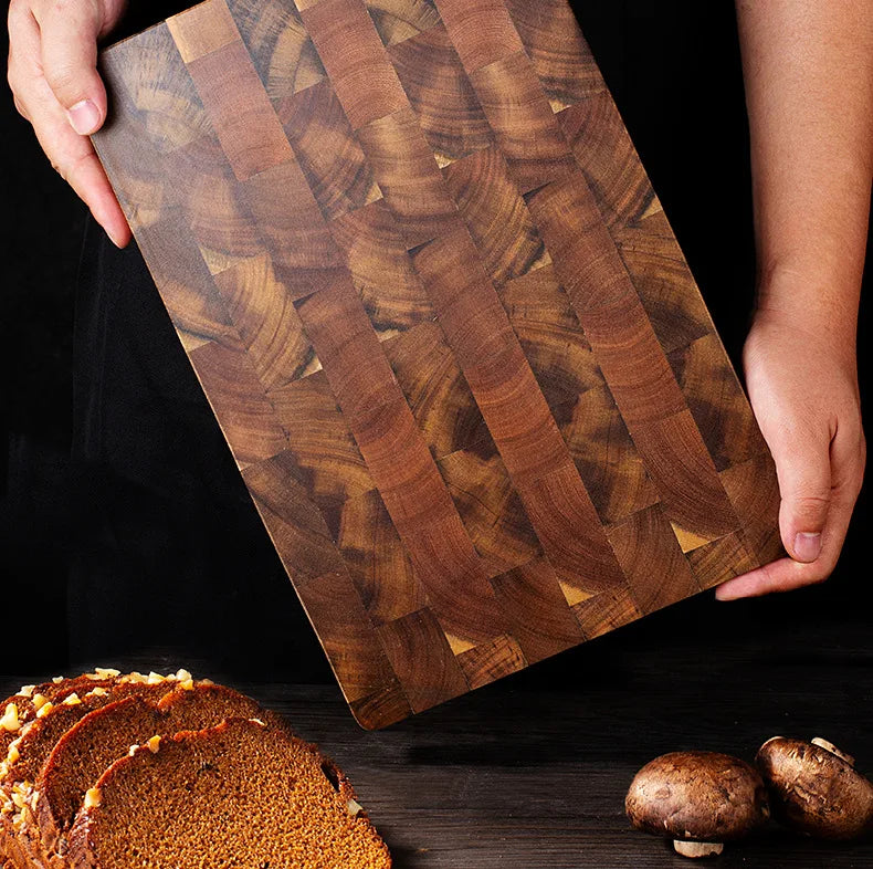 Cutting Board Double-sided Using Premium Acacia Wood Splicing Chopping Board Drain Water and Damp-proof Kitchen Tools