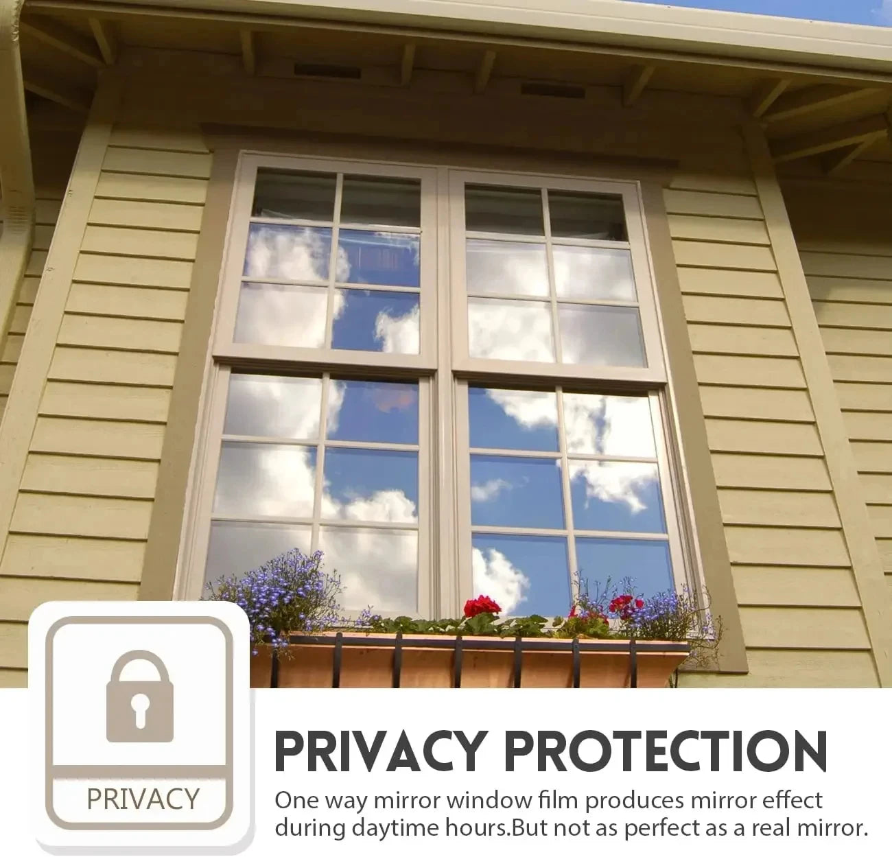 House Anti Look Window Privacy Film Adhesive Vinyl Mirror Foil One Way Car Glass Screen Tint Stickers Rolls UV Protection Tools