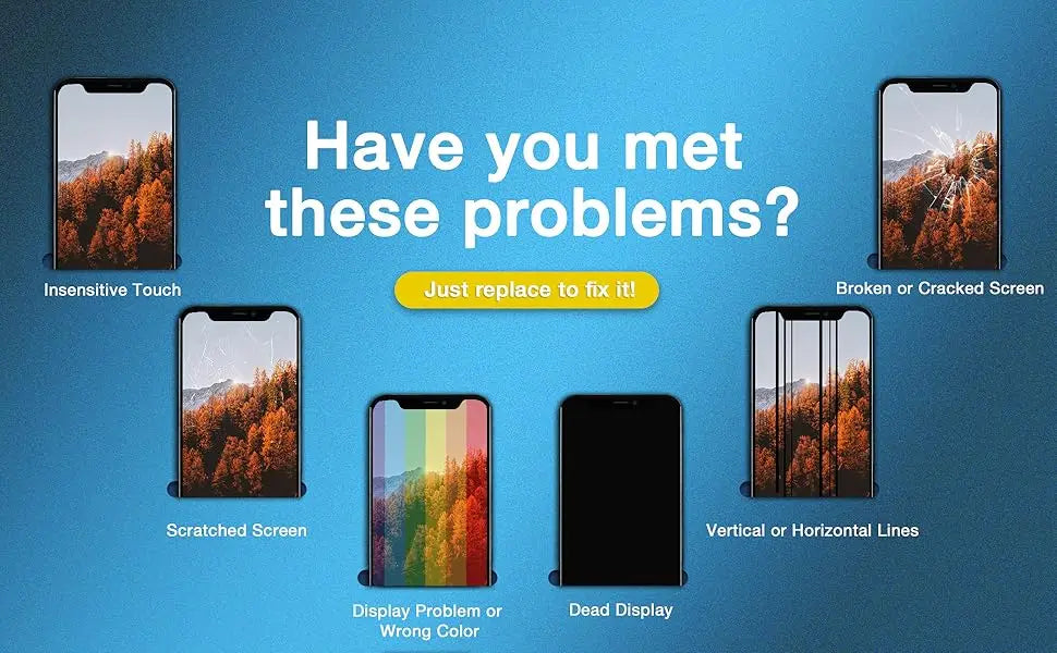 ScreenX For Iphone XR Screen Replacement  6.1 Inch LCD Display 3D Touch Screen Digitizer Frame Full Assembly With Repair Tools