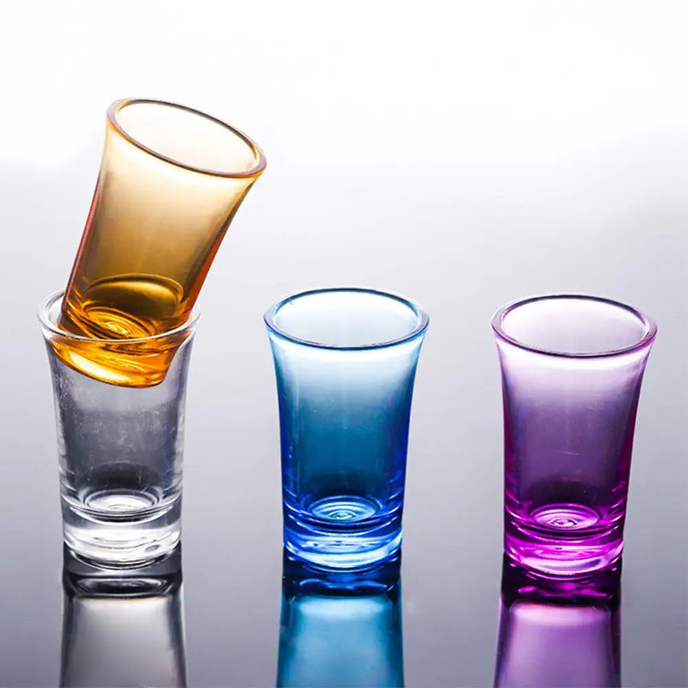 1pcs NEW Shot Glass Plastic Spirits Shot Cup Party Bar Club Drinking Tool Wedding Wine Glasses Cocktail Pint Vodka Cups Kitchen