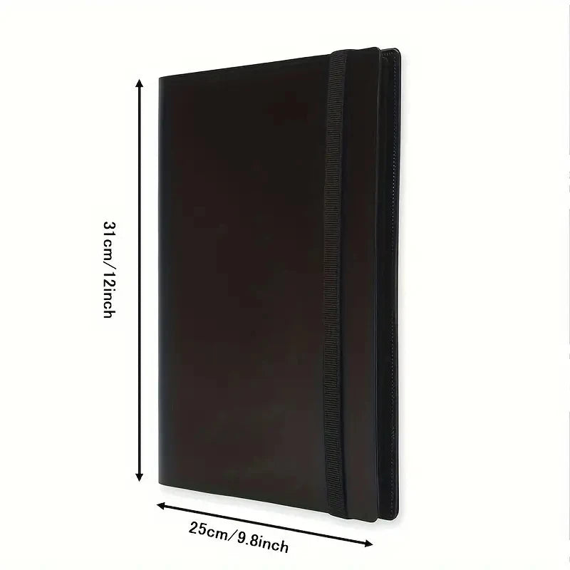 Premium 9-Pocket Polypropylene Trading Card Binder, Holds 360 Cards, Side-Loading Pockets, Elastic  Durable Collectors Album