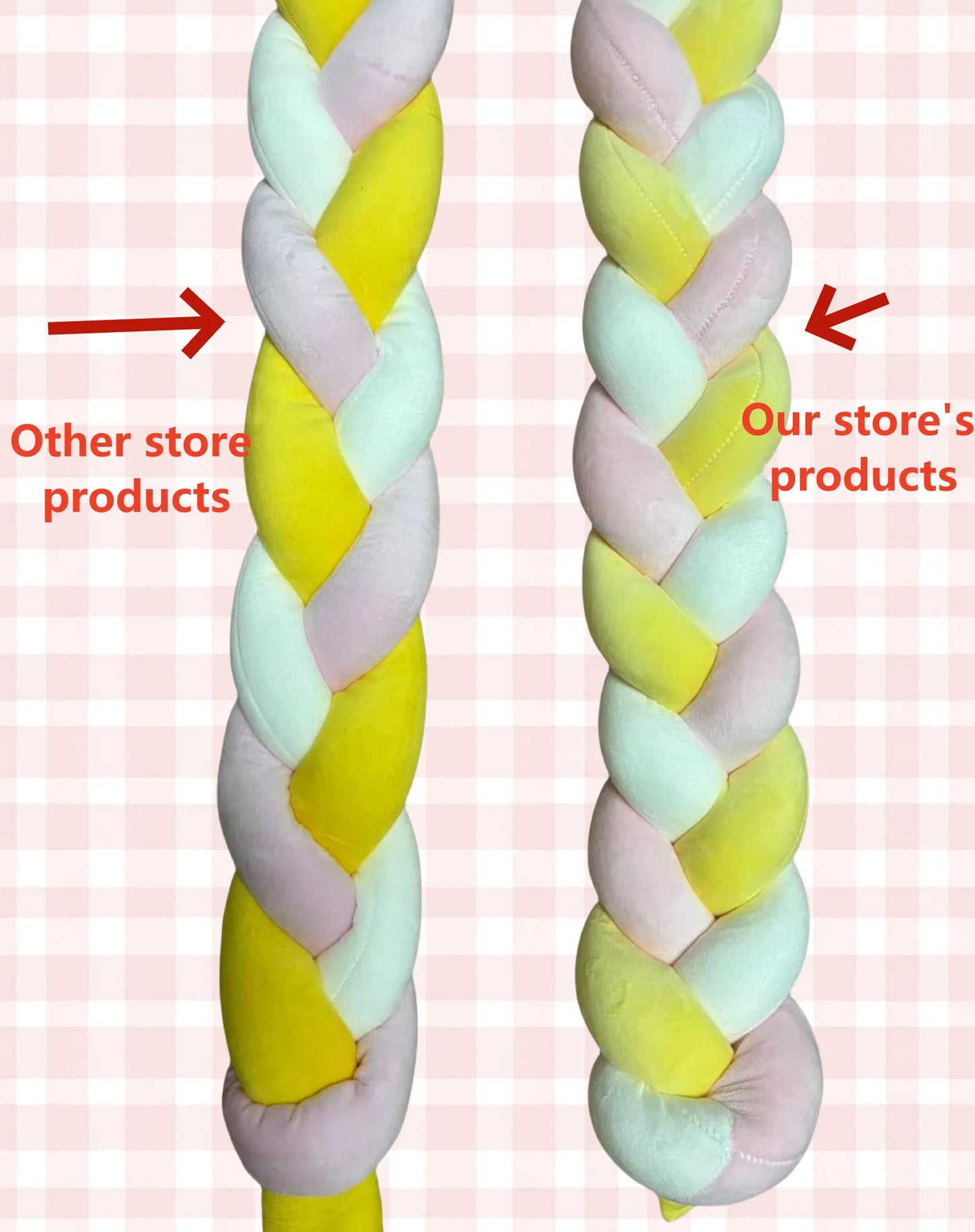 Baby Cot Bumper Baby Cot Braided Bed Bumper for Baby Safety Braid Bed Accessories Bed Circumference for Newborns Braid Rails