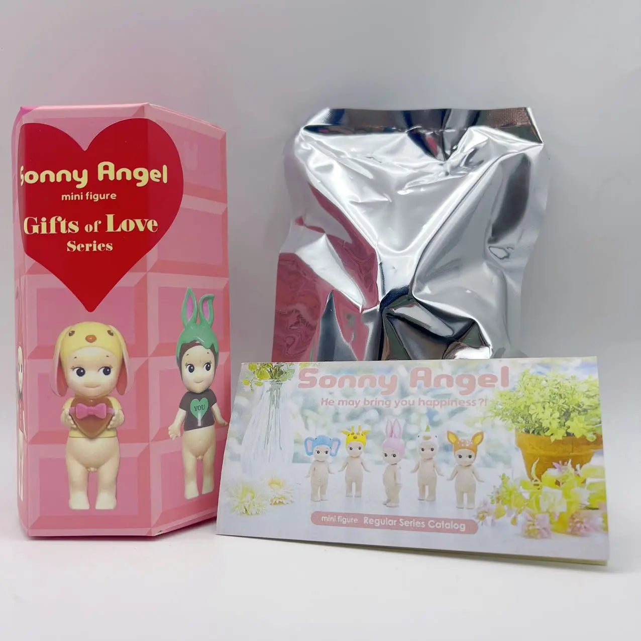 New Hot Sonny Angel Gifts Of Love Series Model Limited Collection Figure Cartoon Desktop Blind Box Xmas Valentine'S Day Gift Toy
