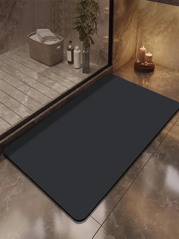 Simple bathroom anti-slip mat thin toilet absorbent foot mat porch entrance mat entrance mat