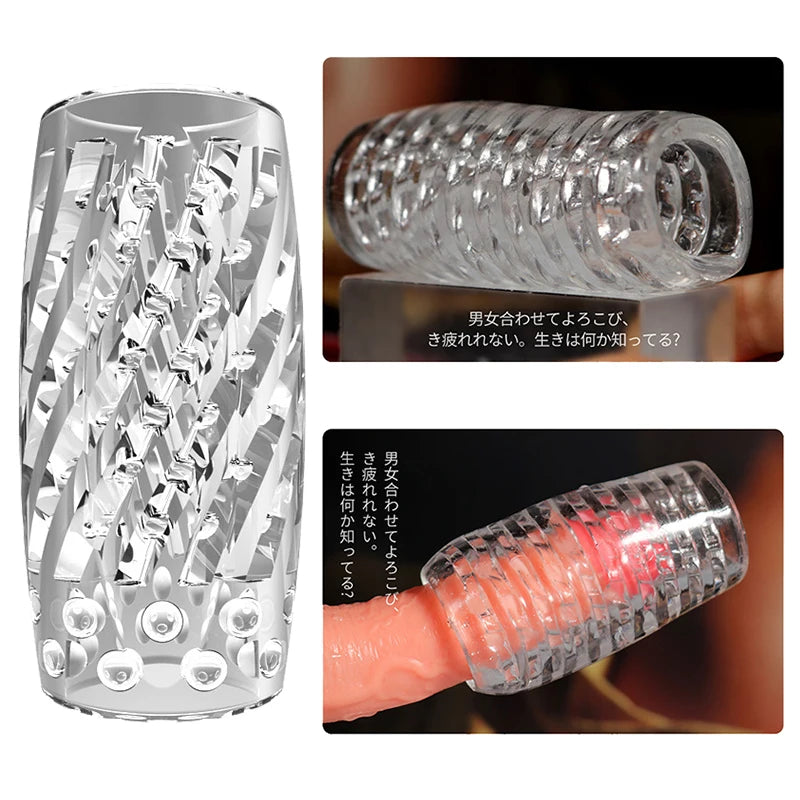 Masturbation Cup Sex Tooys For Man Friction Penis Orgasm Sex Toys Male Masturbador Vagina Vacuum Stimulator Goods For Adults