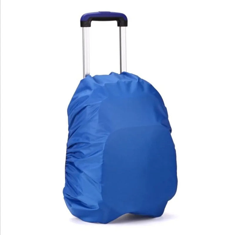 Children's Waterproof Backpack Rain Cover Outdoor Sport Night Cycling Safety Light Rain Cover Case Bag Camping Hiking 35L