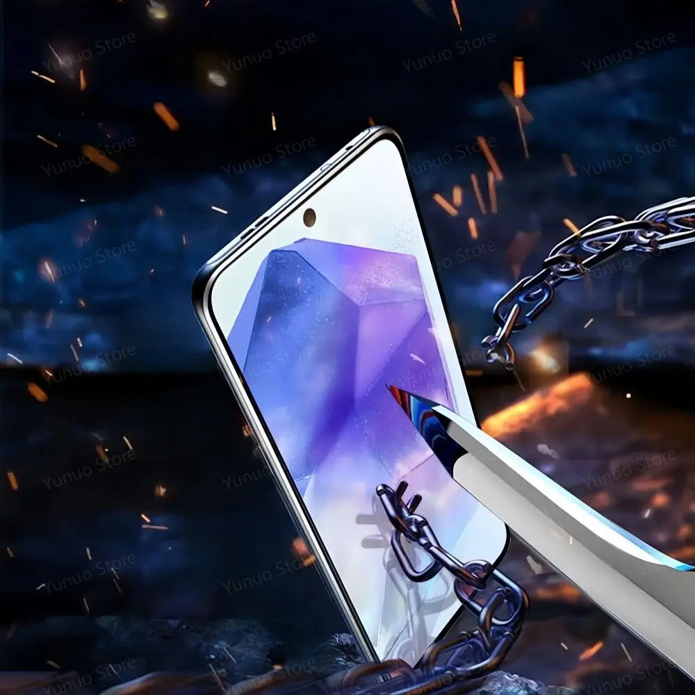 5PCS Tempered Glass For Samsung Galaxy A55 A35 A54 A34 A25 A24 5G 4G HD Screen Protector Front Protective Film On Samsung A55