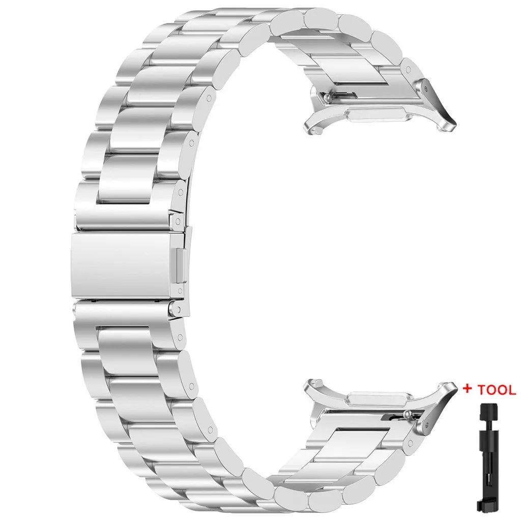 Metal Stainless Steel Strap for Samsung Galaxy Watch 7 Ultra 47mm Quick Bracelet for Galaxy Watch 7 Ultra Replacement Wristband