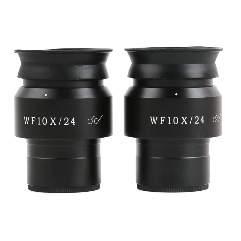 2PCS WF5X WF10X WF15X WF20X WF30X Wide Field Eyepiece For Binocular Trinocular Stereo Microscope 30MM Installation Interface
