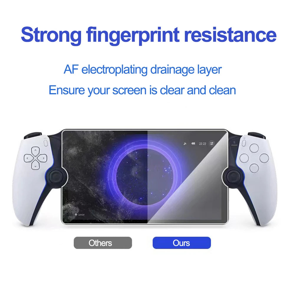Tempered Glass Screen Protector for Sony PlayStation Portal Anti-Scratch Ultra Clear Handheld Console Game Accessories 8inch