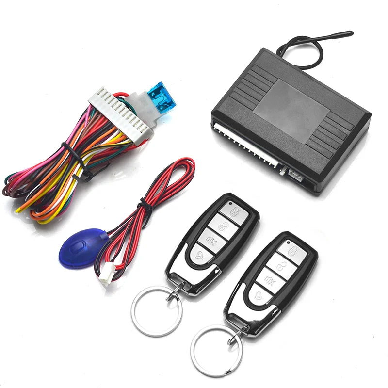 12V Universal Car Auto Remote Central Locking System with 2 Remote Controls Keyless Entry System Remote operation