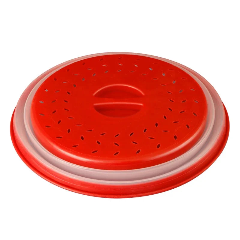 Kitchen Tools Microwave Splatter Cover Heating Folding Cover Fresh-keeping Cover Oil-proof Splash-proof Cover Cooking Lid