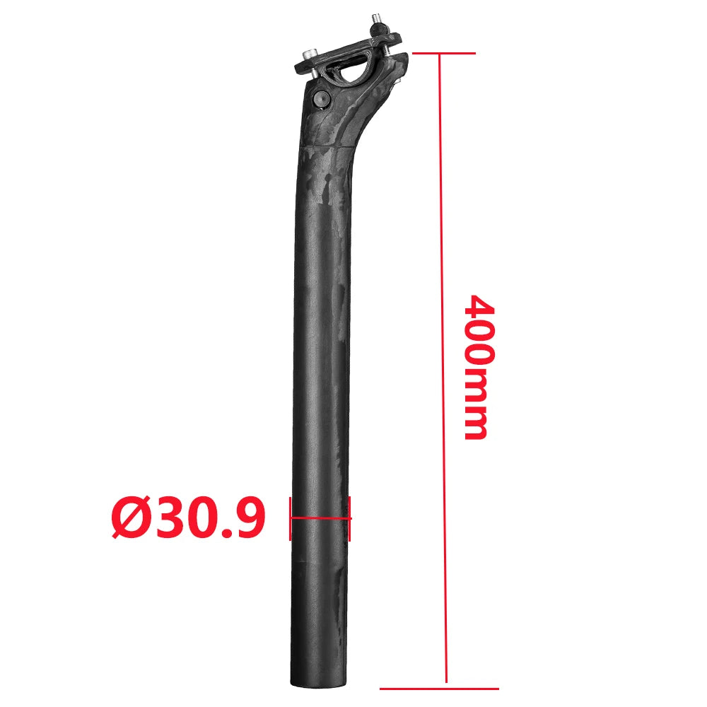 Elitaone Carbon seatpost 27.2 30.9 31.6mm Offset 20mm MTB /Road Bike UD Bare Carbon Seat Tube Bicycle Accessorie