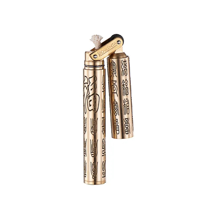 Double stick pure copper or stainless steel creative kerosene lighter (product shows added kerosene)