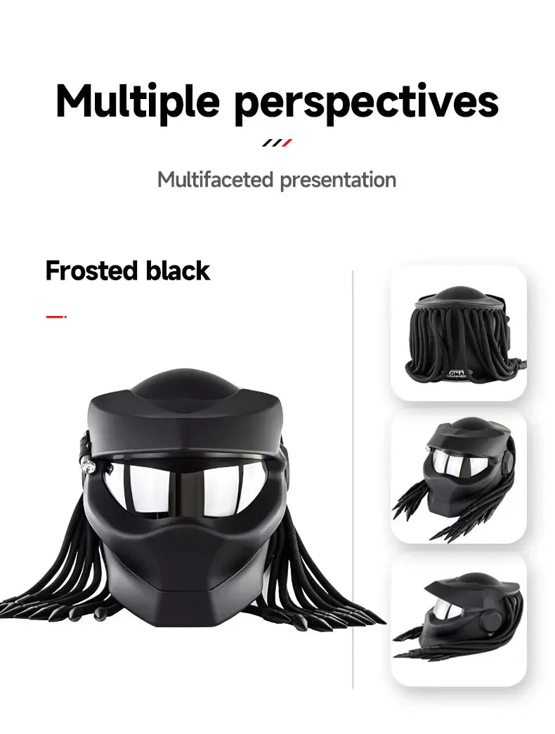 New Model MOTOCROSS HELMET PREDATOR OFF ROAD  DOT CERTIFIED UNISEX MOTORCYCLE S