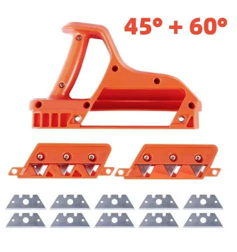 Plasterboard Quick Cutter, Gypsum Board Hand Plane, Drywall Edge Chamfer, Woodworking Cutting Tool, 45 °, 60 ° Trimmer Hand Tool