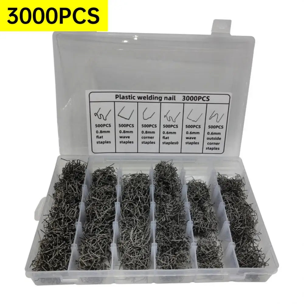 3000PCS Hot Stapler Staples For Plastic Welder Automotive Repair Machine Welding Wire Car Bumper Repair Welding Machine Tool