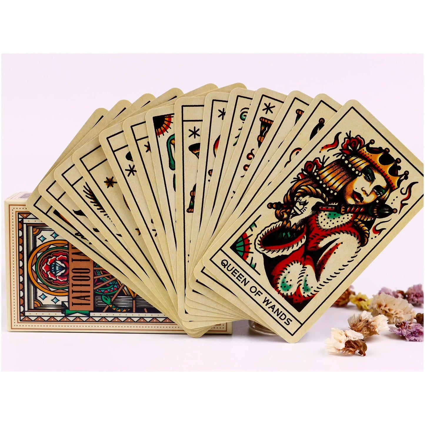 High Quality Tarot Cards 12*7 Cm With Guidebook Board Games For Family Divination Classic Astrologia Oracle Decks.