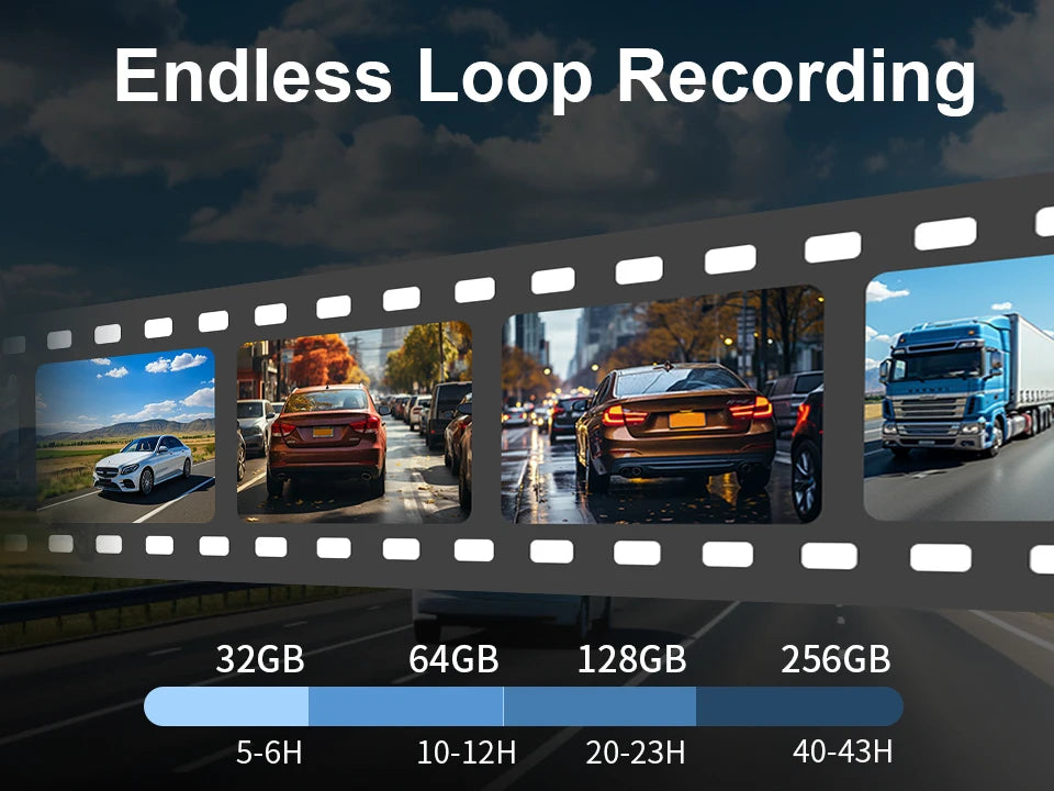 2K Dash Camera For Car DVR Dash Cam KAWA D5 Video Recorder Emergency Voice Control Night Vision WiFi APP Monitor WDR Dashcam