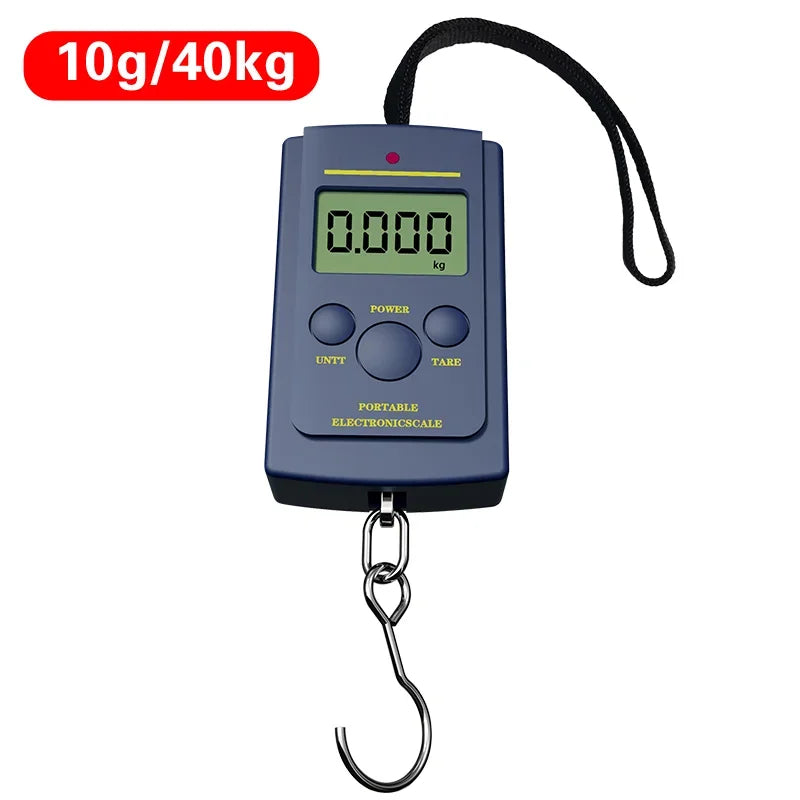 1PC Multifunctional Mini 40kg/10g Electronic Hanging Fishing Luggage Balanca Portable Digital Handy Pocket Weight Hook Scale