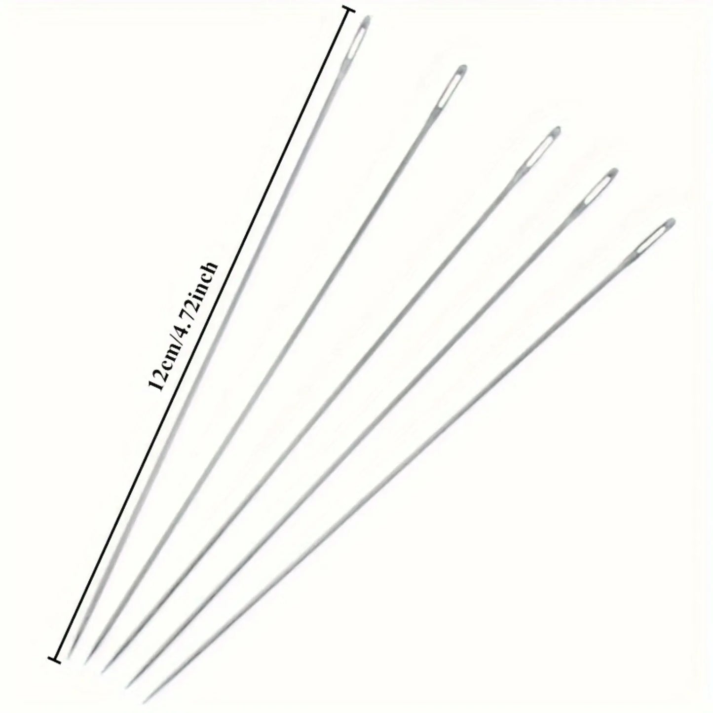 30pcs Metal Beading Needles for Beads Threading String Tambour/Jewelry Bracelet Necklace Making Pins Cord Tools Pins DIY