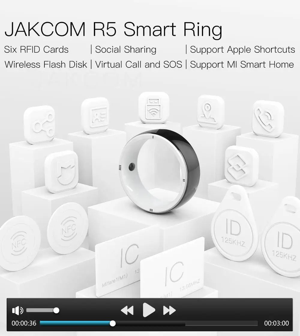 JAKCOM R5 Smart Ring Super value as amazift t rex doorbell rc motor for i7 3770k i control gaming headset with mic