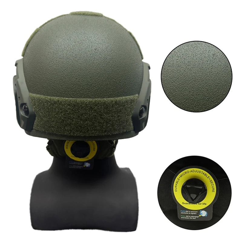 Ballistic ACH High Cut Tactical Helmet Kevla High Quality safety Helmet NIJ IIIA FAST Wendy's Suspension Pad Ballistic Helmet