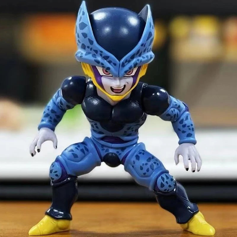 10cm Anime Dragon Ball Z Cell Omnibus Super Kawaii Shahru Figure Action Model Anime Figurals Hobby Toysf Riend Birthday Gifts