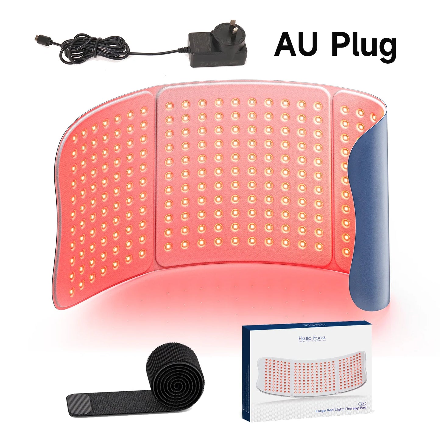 660nm 850nm Wearable Super Large Red Infrared Light Therapy Pad 792pcs LEDs for Human Pet Body Pain Relief L7 Phototherapy Pad