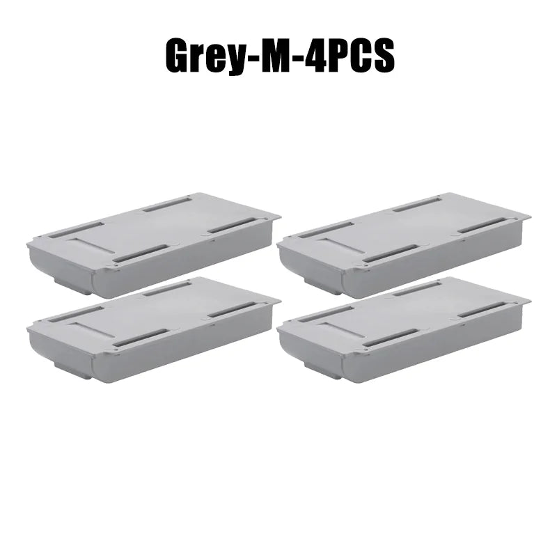 Hidden Storage Box Desk Storage Drawer Self-Adhesive Plastic Table Storage Holder Simple Sundries Cosmetics Stationery Organizer