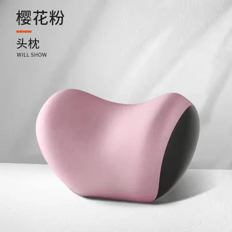 Car Headrest/Lumbar Support Car Neck Pillow Waist Cushion Driver Seat Backrest Car Cushion Driving Lumbar Support Waist Support